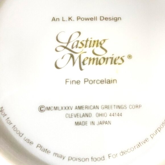 Lasting Memories Fine Porcelain "Find The Beauty In Every Day" Plate Decor 6 In. - Picture 6 of 6